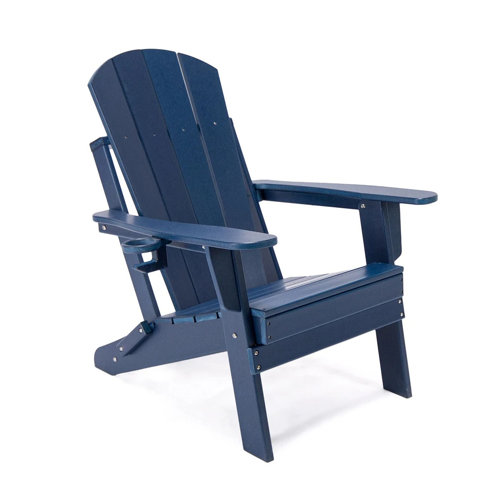 Lake Country Outdoors Dark Blue Adirondack Deck Chair