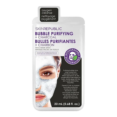 Skin Republic Bubble Purifying & Charcoal Face Mask