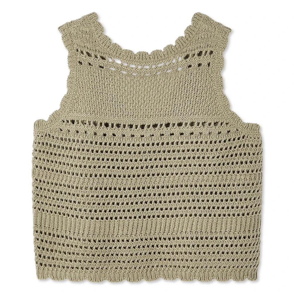 Débardeur crocheté George pour femmes Tailles TP–TTG