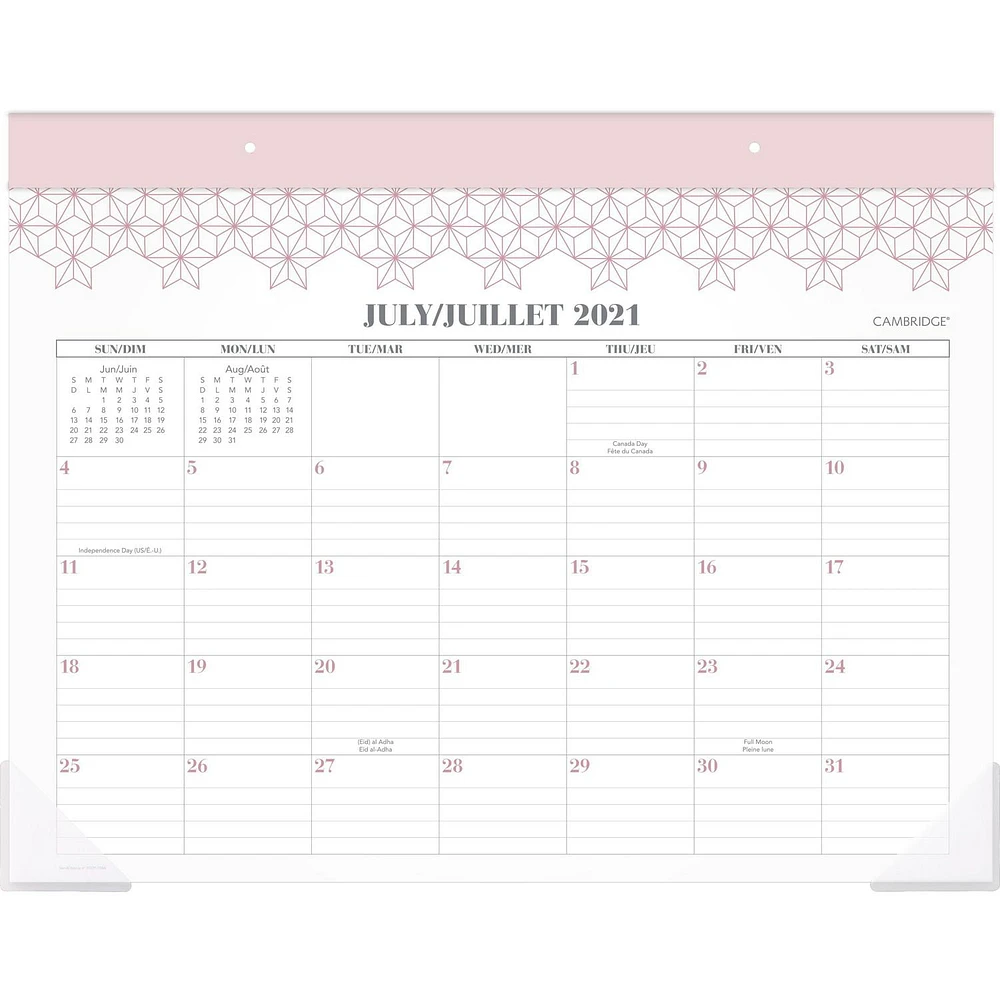 Cambridge Workstyle Large Calendar Deskpad