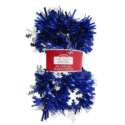 Holiday Time Tinsel Garland