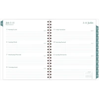 Mead White Catalina Large Planner