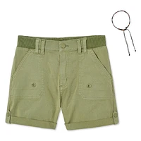 Lot de 2 shorts cargo en twill Justice pour filles