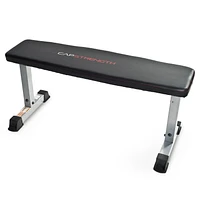 CAP Strength Flat Utility Weight Bench (600lb Weight Capacity), Gray