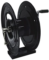 Pressure Washer Hose Reel Kit, 150 foot with 3 foot jointer hose, U-Frame, Black