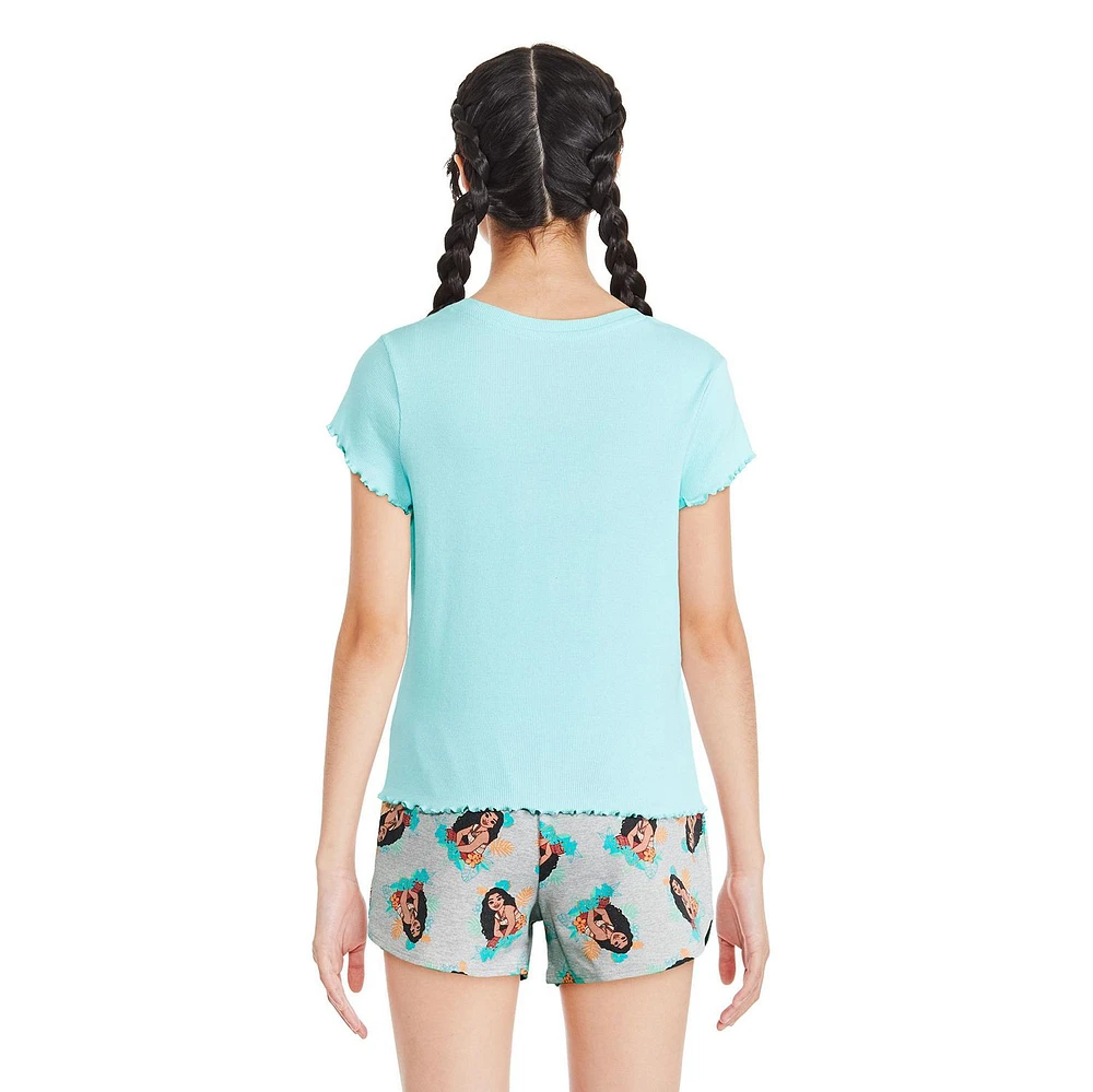 T-shirt côtelé Moana Disney pour filles Tailles TP-G