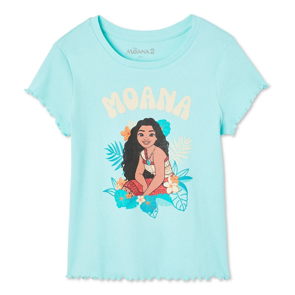 T-shirt côtelé Moana Disney pour filles Tailles TP-G
