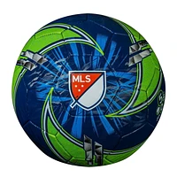 Franklin Sports MLS Blue and Lime Soccer Ball