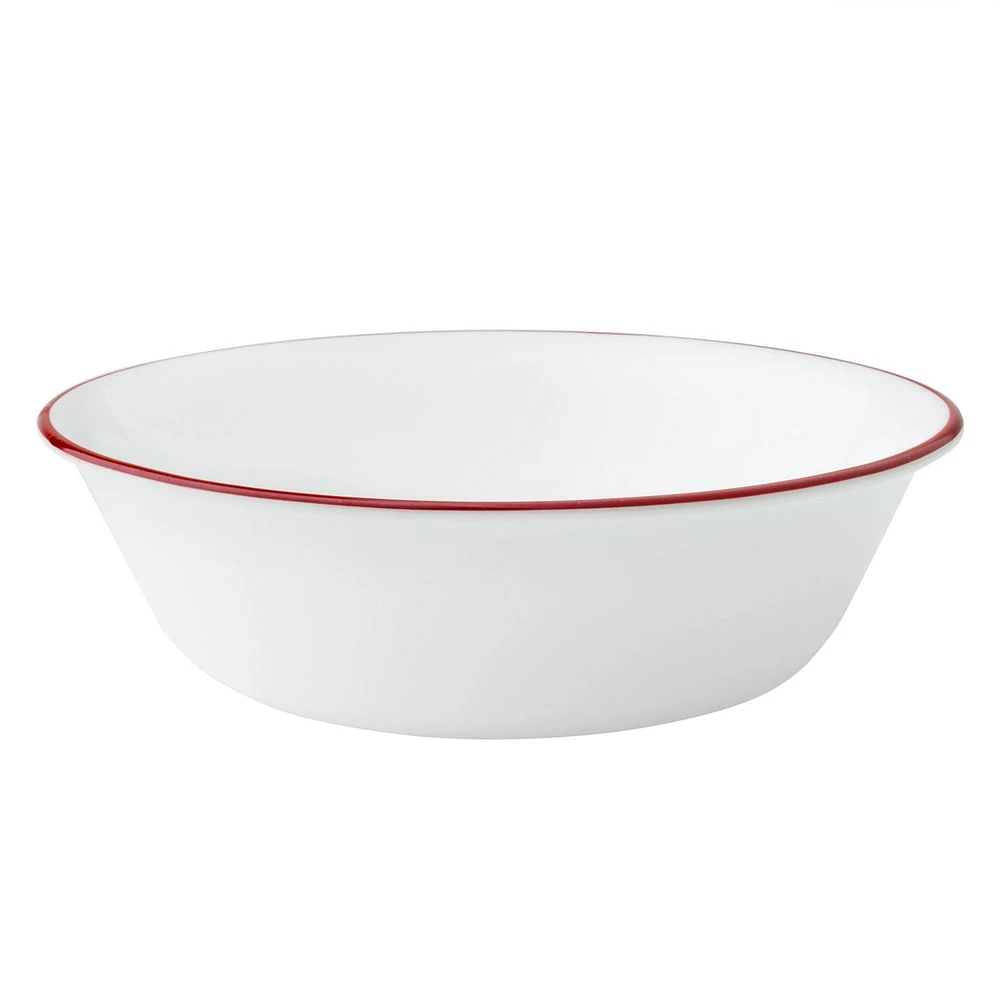 18OZ CORDOBA RED BAND BOWL, 18oz Round Soup/Cereal Bowl