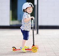 Rugged Racers Mini 3-Wheel Kids Scooter in Red Polka Dot