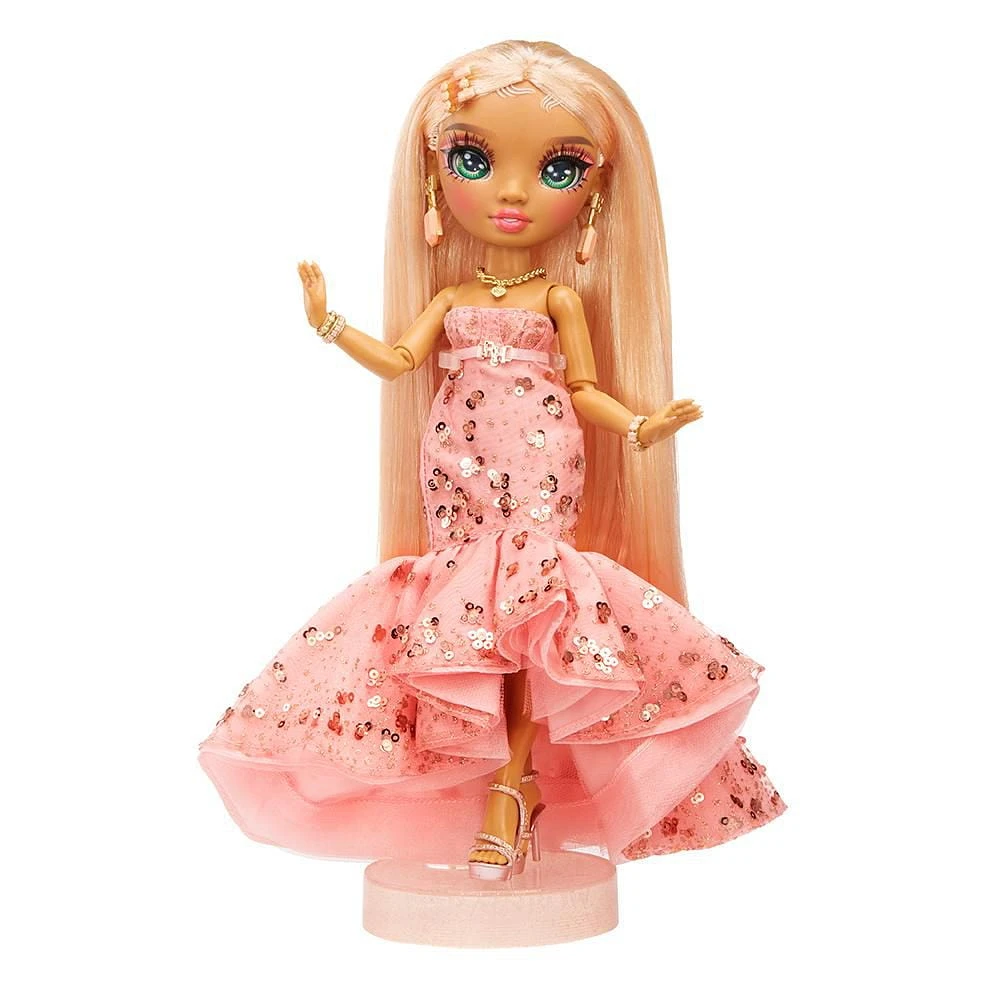 Rainbow Vision Rainbow High Rainbow Divas- Sabrina St. Cloud (Rose-Quartz Pink) Fashion doll