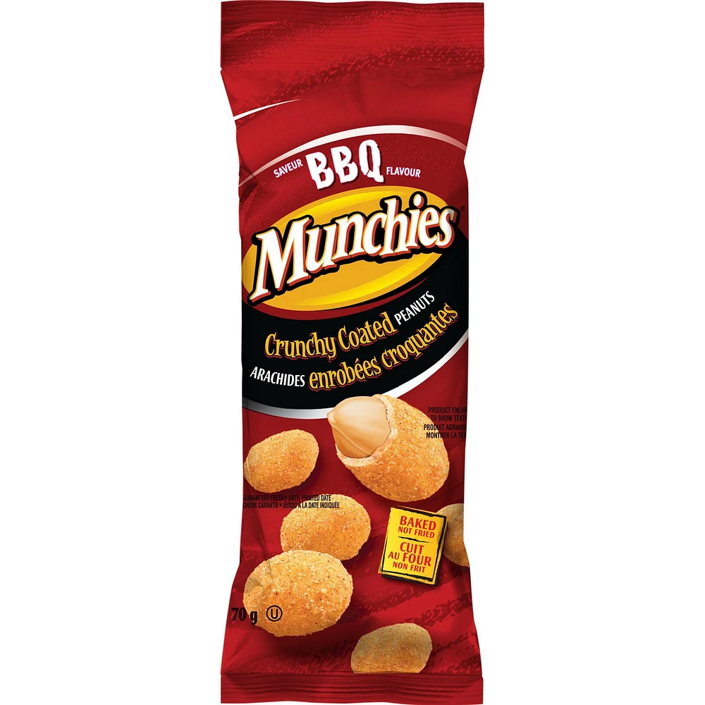 Munchies Crunchy Coated Peanuts BBQ, 70GM