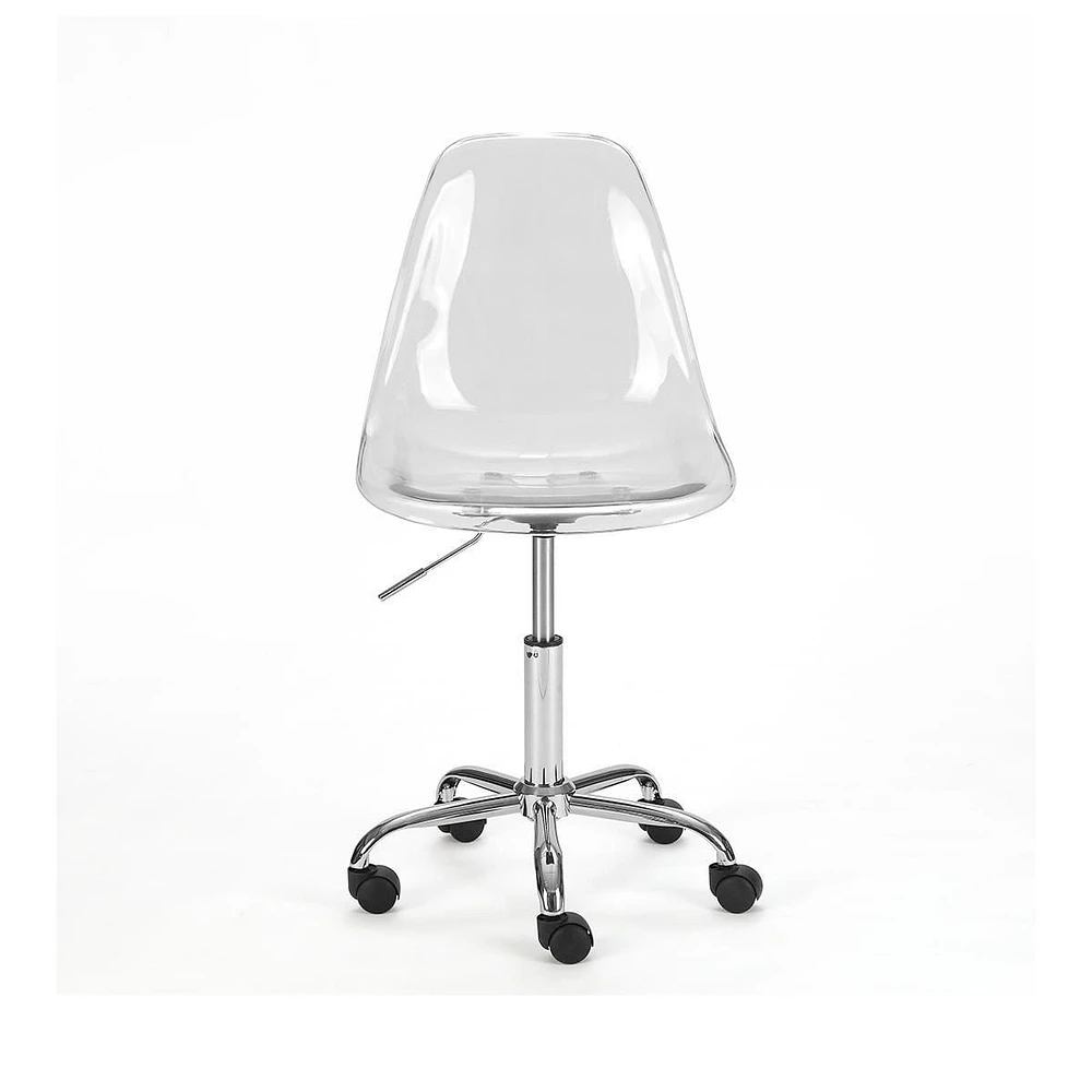 Heavenly Collection Clear Acrylic Office Chair