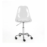 Heavenly Collection Clear Acrylic Office Chair