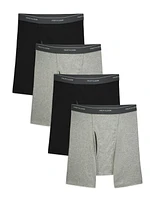 Caleçon boxeur de Fruit of the Loom en noir et gris pour hommes, paq. de 4