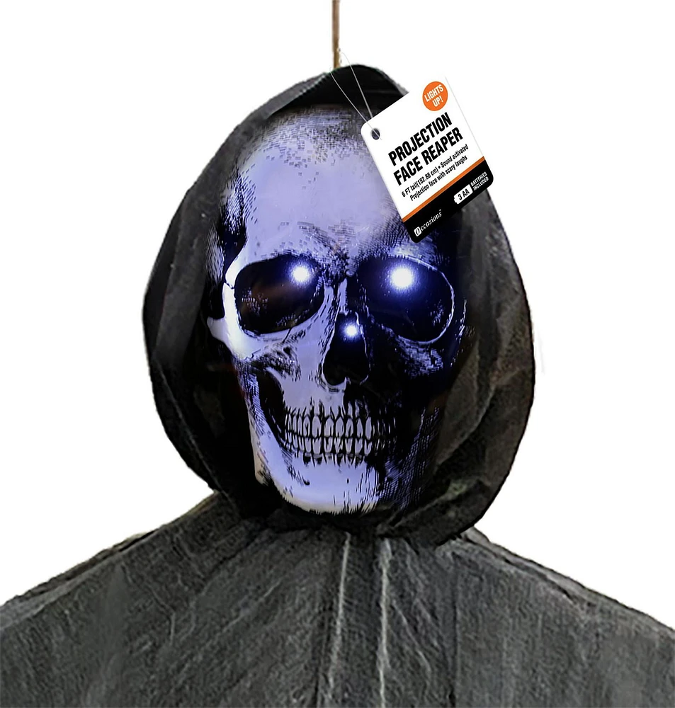 Occasions Halloween Projection Face Reaper