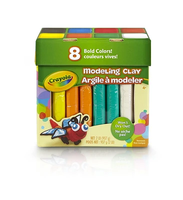 Crayola Modeling Clay 2lb Jumbo Pack, Classic colours of clay