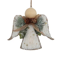 Holiday Time Wooden Angel Ornament, WOODEN ANGEL ORNAMENT