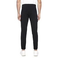 Dark Black Men's Comfort Stretch  Cargo Pant