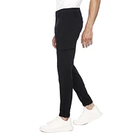 Dark Black Men's Comfort Stretch  Cargo Pant