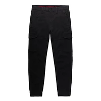 Dark Black Men's Comfort Stretch  Cargo Pant