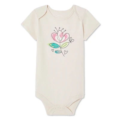 George Baby Girls' Graphic Bodysuit, Sizes 0-24 months
