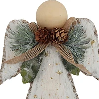 Holiday Time Wooden Angel Ornament, WOODEN ANGEL ORNAMENT