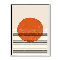 Designart Minimal Geometric Compostions Of Elementary Forms XIII FLOAT FRAME WALL ART