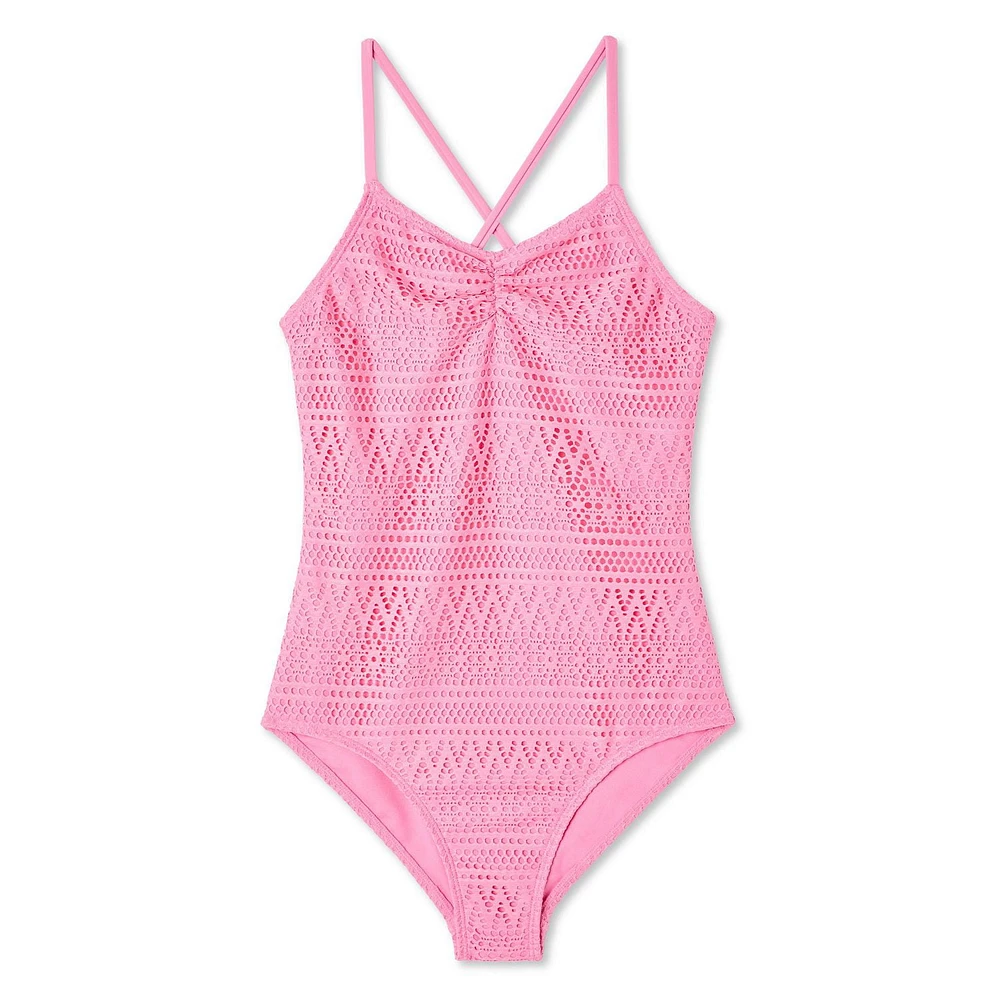Maillot de bain 1 pièce en crochet George pour filles Tailles TP–TG