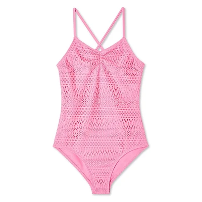 Maillot de bain 1 pièce en crochet George pour filles Tailles TP–TG