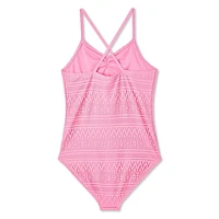 Maillot de bain 1 pièce en crochet George pour filles Tailles TP–TG