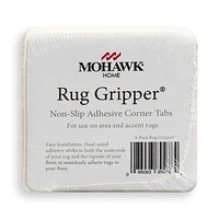 Mohawk Home Rug Corner Gripper Rug Pad, 8 Piece Set, White, 0' 4" x 0' 4"