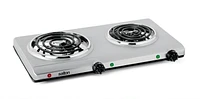 Salton Stainless Steel Portable Double Cooktop THP528