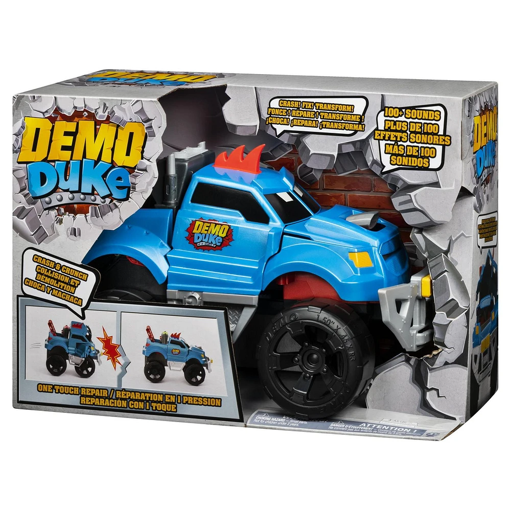 Demo Duke Crashing and Transforming Vehicle