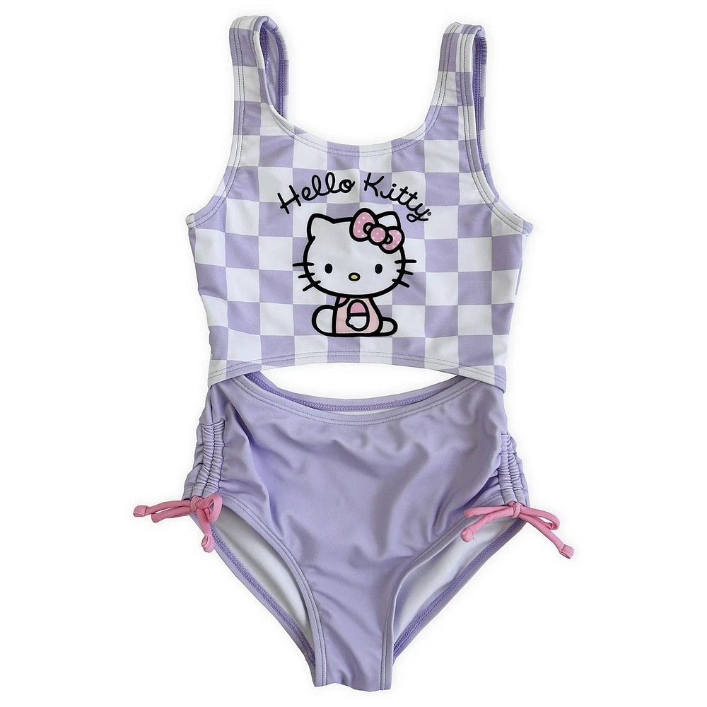 Hello Kitty Maillot de bain 1 pièce découpé pour filles