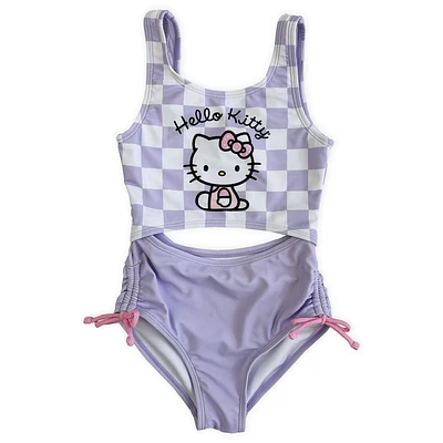 Hello Kitty Maillot de bain 1 pièce découpé pour filles