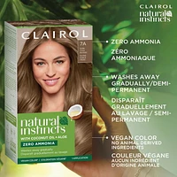 Clairol Natural Instincts Demi-Permanent Hair Color, Vegan Hair Dye, Made with coconut oil and aloe vera