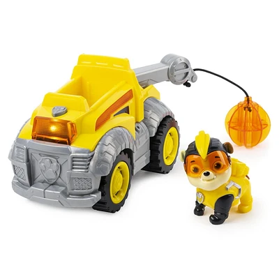 PAW Patrol, Mighty Pups Super PAWs, Véhicule de luxe de Ruben avec effets sonores et lumineux