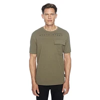 Tee-shirt manches courtes Dark Black pour hommes
