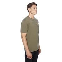 Tee-shirt manches courtes Dark Black pour hommes