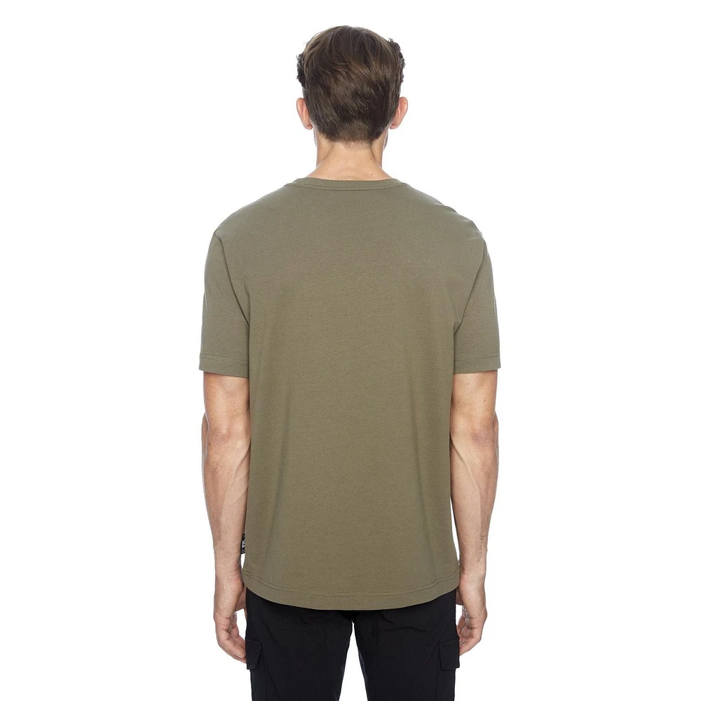 Tee-shirt manches courtes Dark Black pour hommes