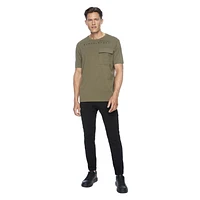 Tee-shirt manches courtes Dark Black pour hommes