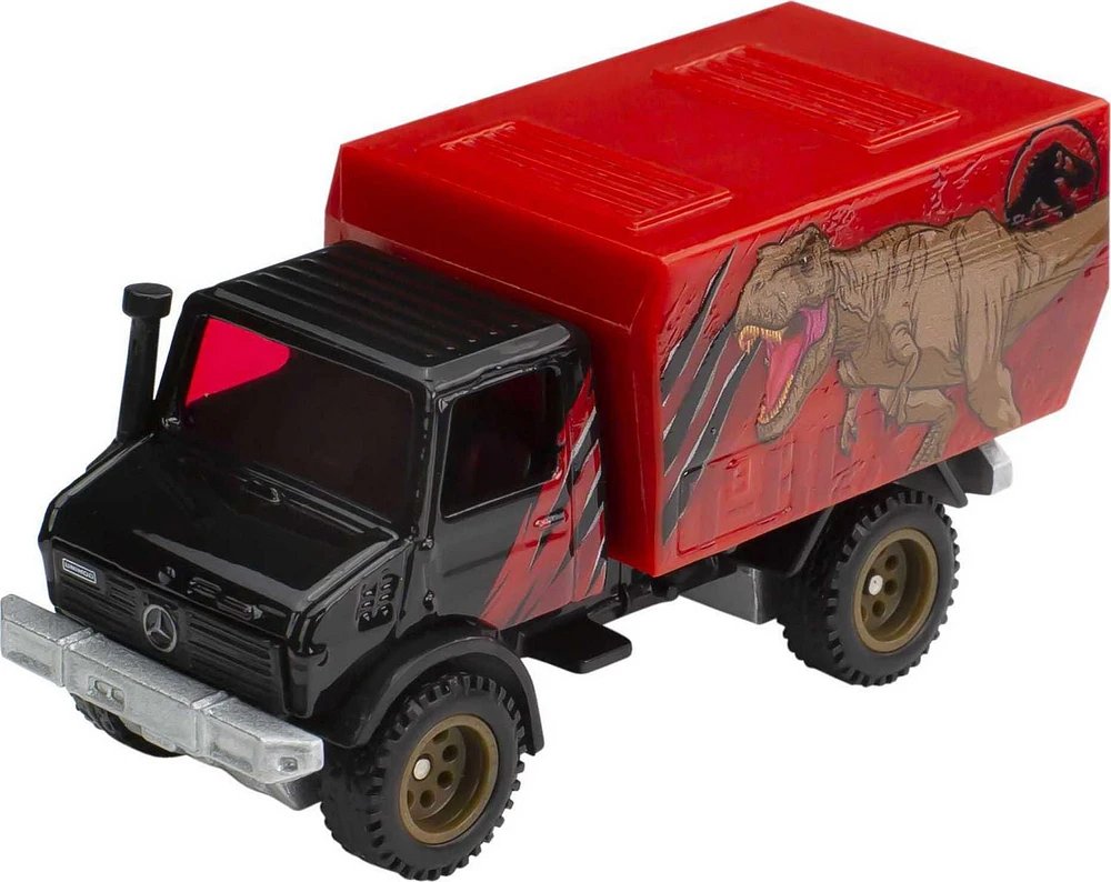 Hot Wheels Pop Culture Premium Jurassic World Mercedes-Benz Unimog U 1300 1:64 Scale Vehicle for Kids & Collectors