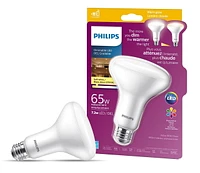 PHILIPS 7.2W 65W BR30 Soft White Warm Glow LED bulb (65W replacement)