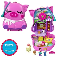 Polly Pocket On the Farm Piggy Compact