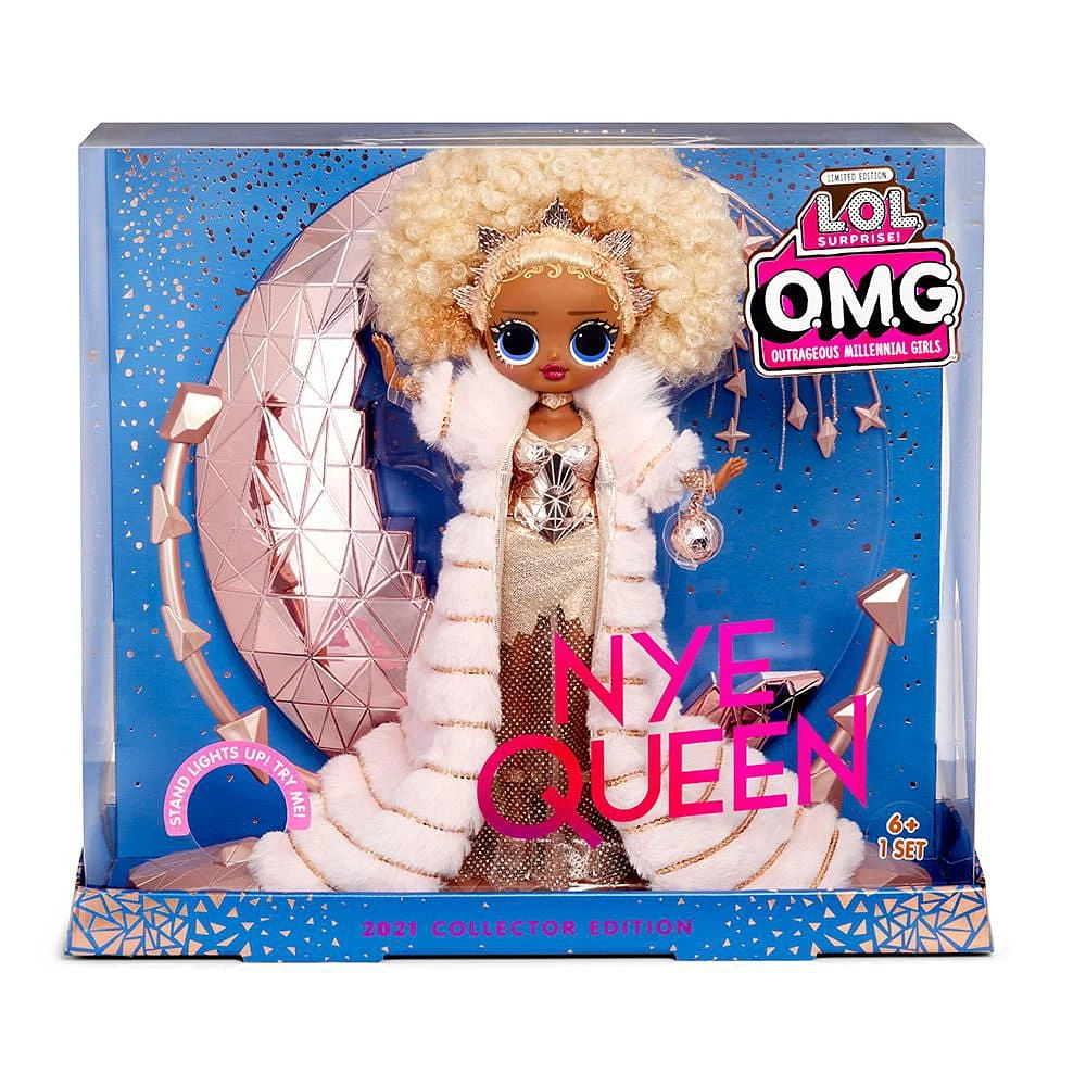 LOL Surprise Holiday OMG 2021 Collector NYE Queen Fashion Doll