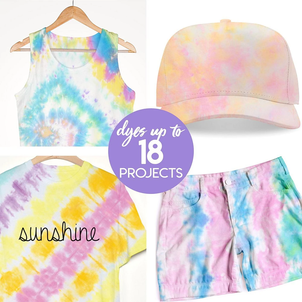 Pretty Pastel Tie-Dye, Tie-dye kit