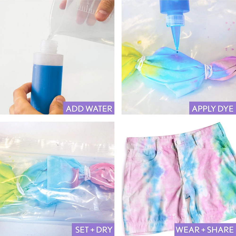 Pretty Pastel Tie-Dye, Tie-dye kit