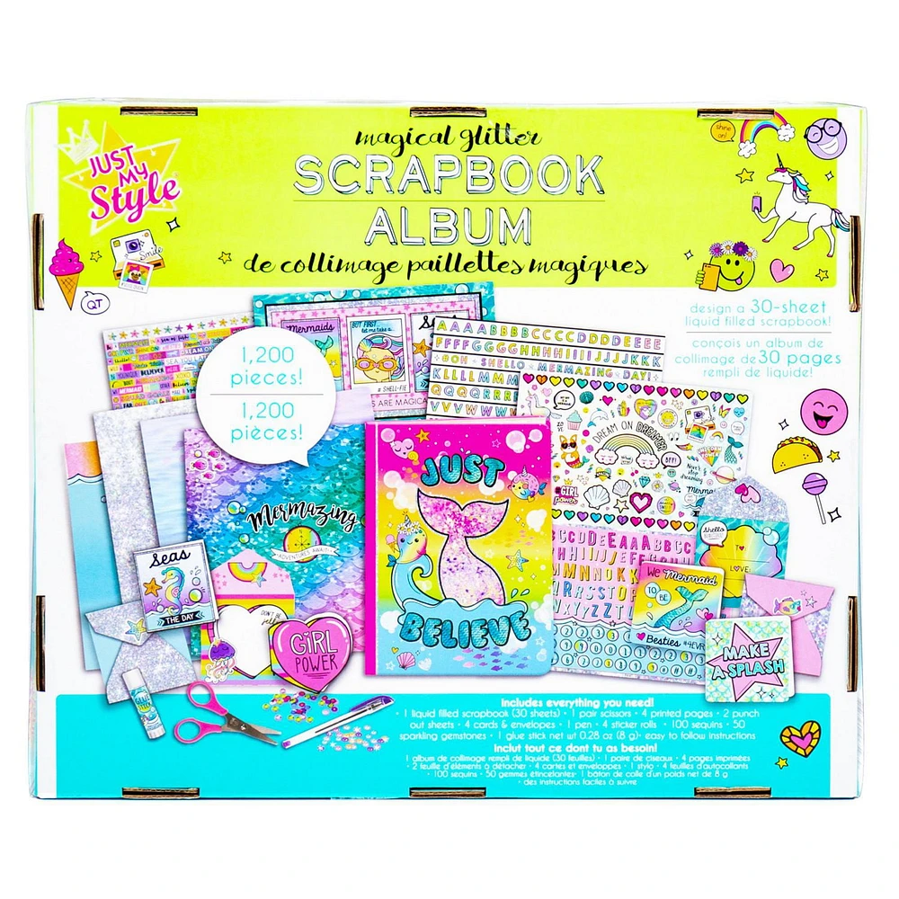 Just My Style Magical Glitter Scrapbook Set, 6 years and up