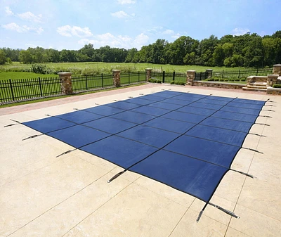 Bâche de sécurité rectangulaire en maille pour piscine creusée, 5,4 m x 10,9 m (18 pi x 36 pi)